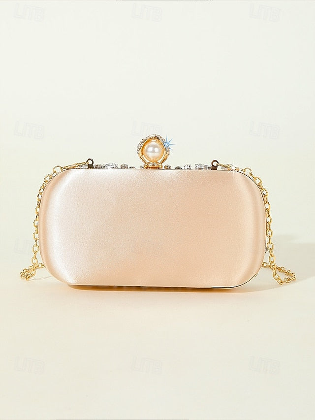 Bag Women's Clutch Crystal-Embellished