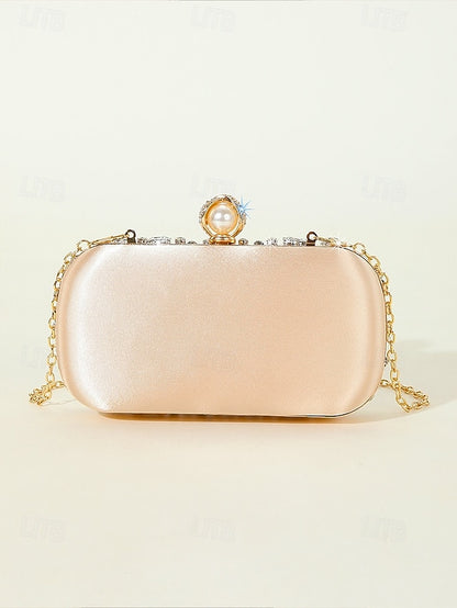 Bag Women's Clutch Crystal-Embellished