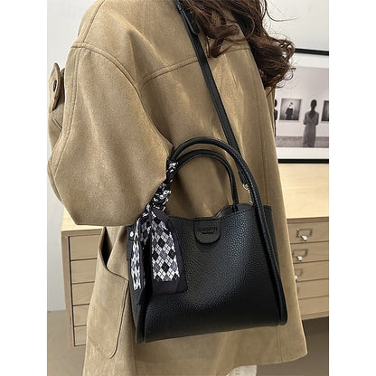 Handbag Bag Bags Shoulder Crossbody Women's Bucket PU
