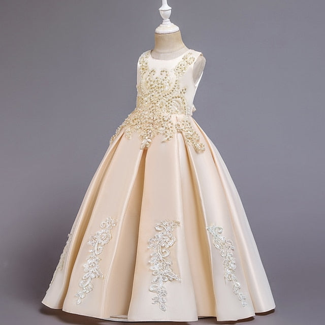 Girls' Wedding Girl Dress Party Flower