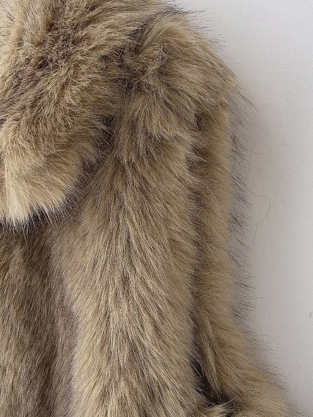 Coat Comfortable Vest Faux Fur Leathers Furs Women's