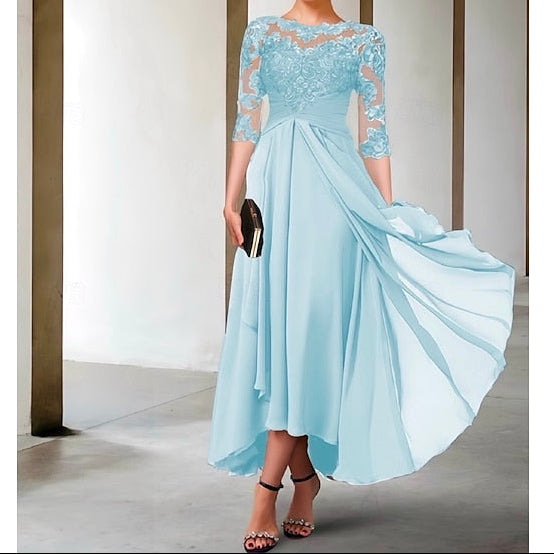 Dress A-Line of Plus Mother Size the Guest Bride Elegant Wedding