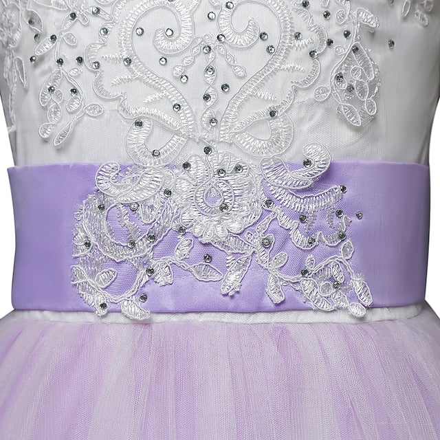 Wedding Girls' Flower Sleeveless Kids Girl Dress