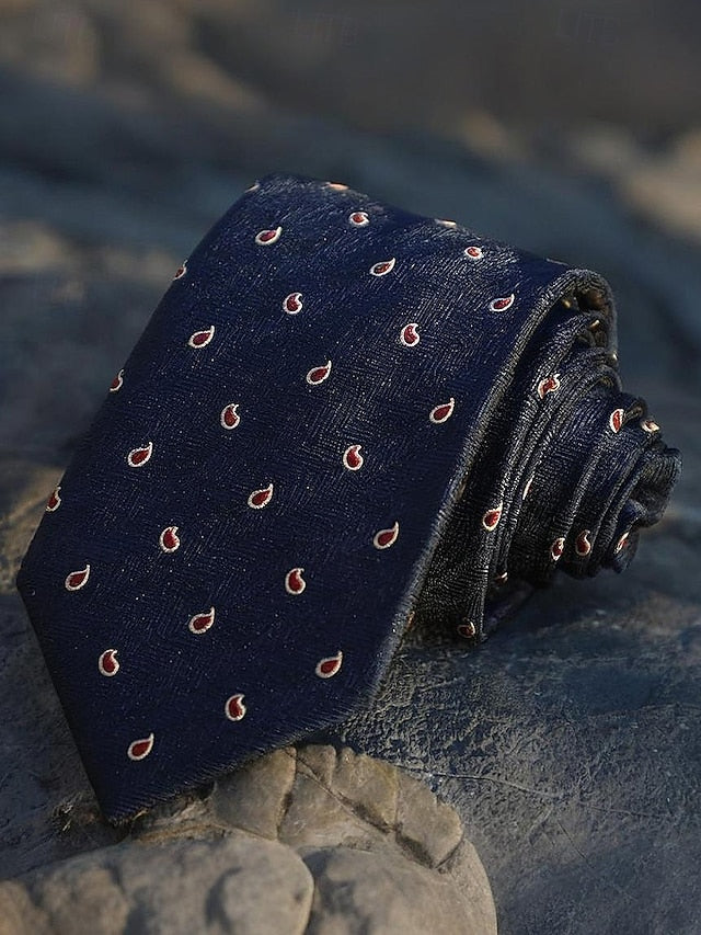 Striped Silk Tie Necktie Paisley and Men's Classic