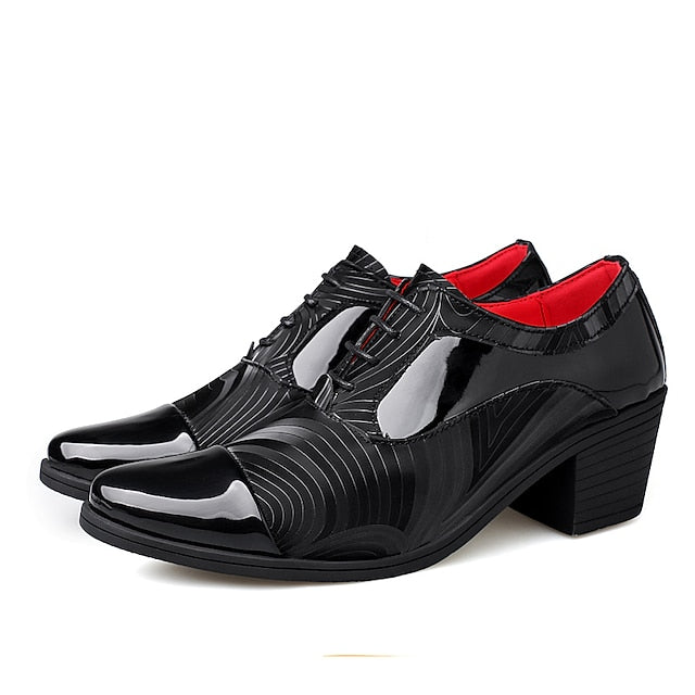 Lace-Up – Leather Stylish Patent Shoes Formal Men's