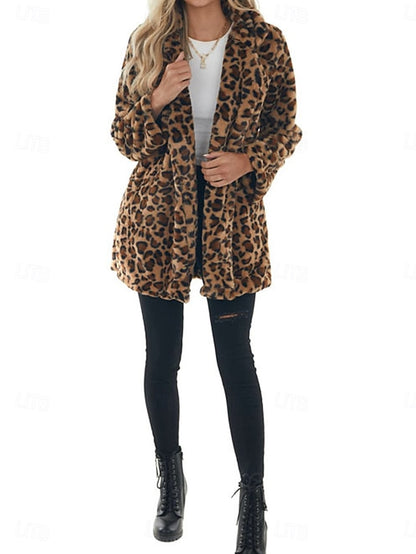 Winter Patchwork with Coat Breathable Warm Pockets Women's