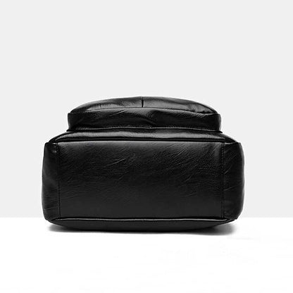 Faux Backpack Leather with Women's Burgundy Flap Closure