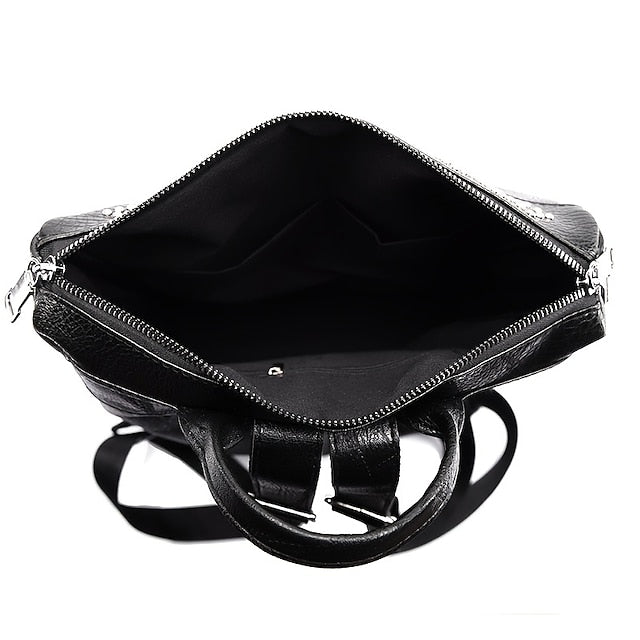 Large Backpack Women's - Leather Multi-Function Capacity