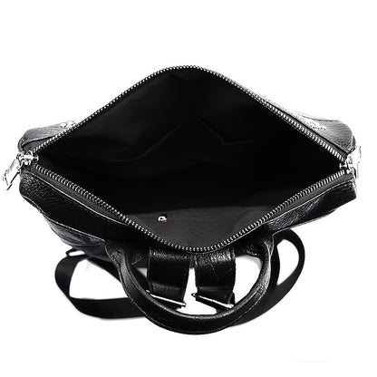 Large Backpack Women's - Leather Multi-Function Capacity