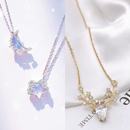 Pastal Magic Heart Necklace