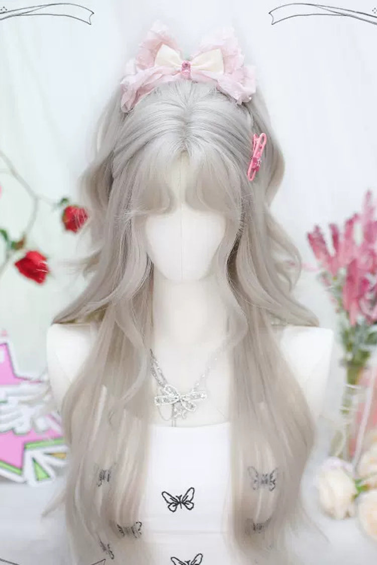 Sweet Lolita Long Curly Wig in Cream with Secondary Styling