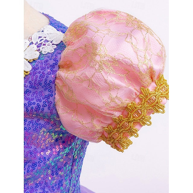 Sofia Princess Theme Dress Party Fairytale Rapunzel Flower Girl