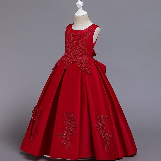 Girls' Wedding Girl Dress Party Flower