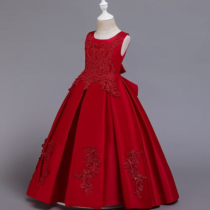 Girls' Wedding Girl Dress Party Flower
