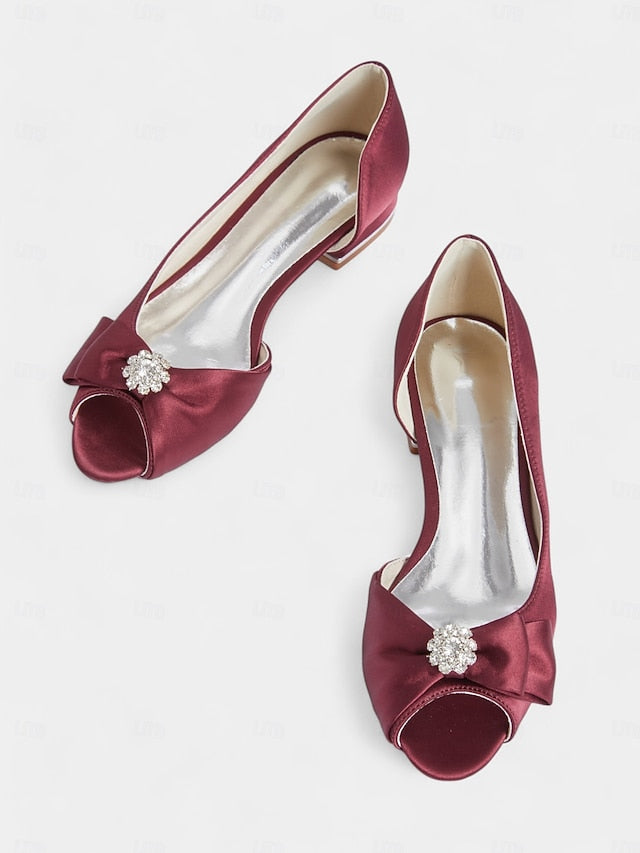 satin a luxurious in crafted Elegant flats sparkling with