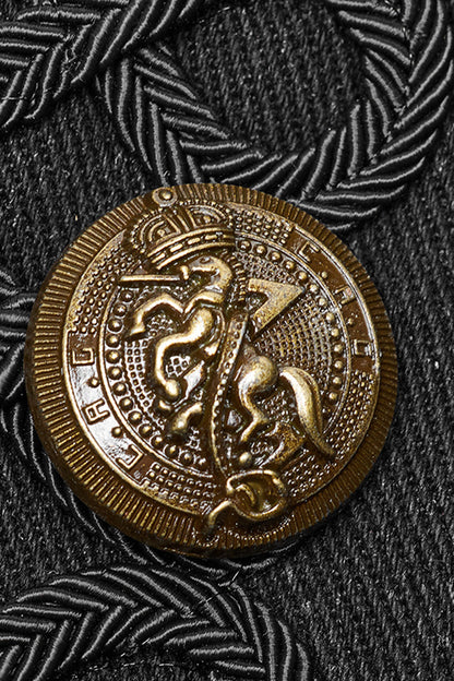 No-Sleeve Double-Breasted Retro Button Steampunk Waistcoat
