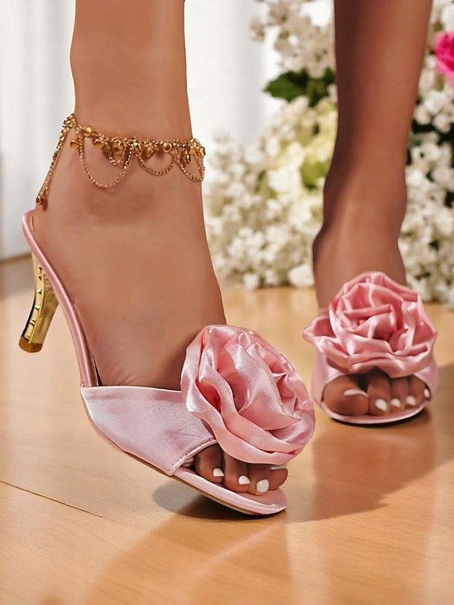 and with Satin Open-Toe Gold Accents Wedding Women's Heels