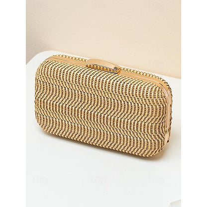 Evening Leather Wristlet Bag Clutch Women's PU Party