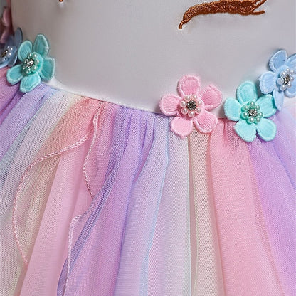 Princess Flower Dress Girl Kid's Girls'