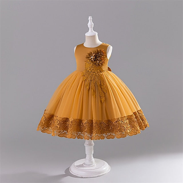 Girl Flower Kid's Dress Girls' Princess