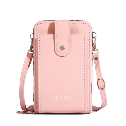 Mobile Phone PU Women's Bag Shoulder Crossbody