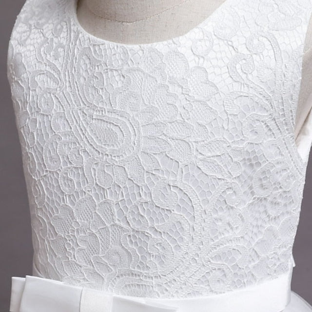 Dress Plain Kids Line Floral Party A Girls' Little