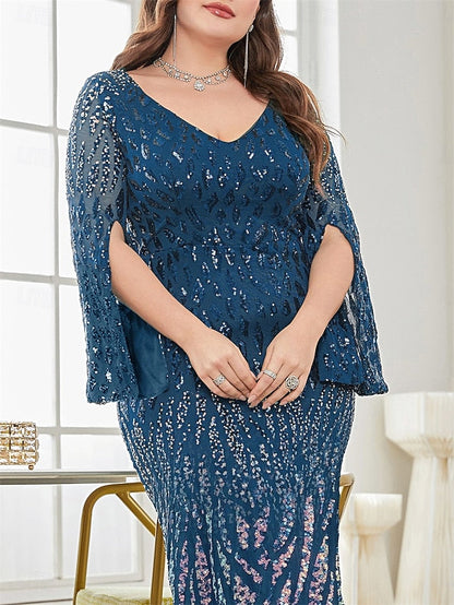 Elegant Party Bride the Size Plus Dress of Curve Mother V