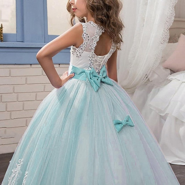 Formal Girl Lace Girls' Dress Flower