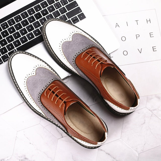 Spectator Wingtip Gatsby-Inspired Oxford in Men's Shoes