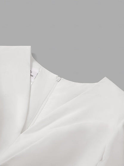 Dress Floor Split Gown A-Line Formal Guest Evening High Wedding