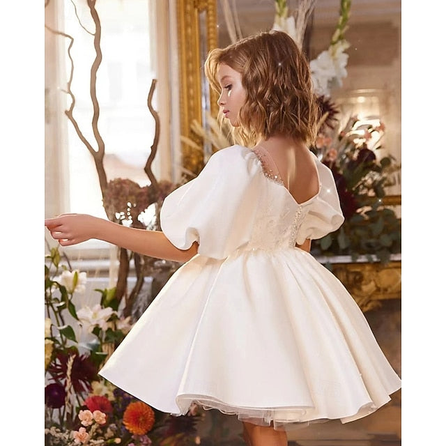 Girls' Princess Flower Girl Kid's Dress
