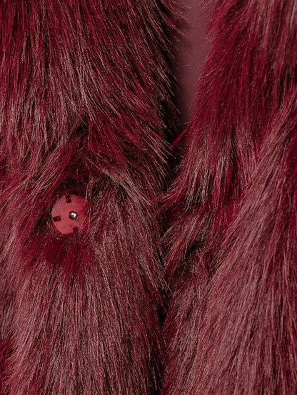 Furs Leathers Warm Women's Fur Coat Faux Comfortable