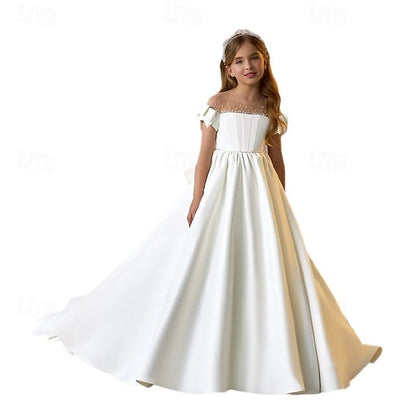 Flower Girls' Girl Dress Party Communion First