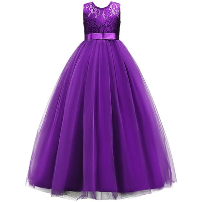 Girls' Flower Girl Party Dress Evening Gown