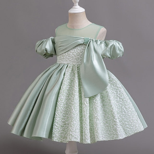 Girls' Wedding Flower Girl Party Formal Dress