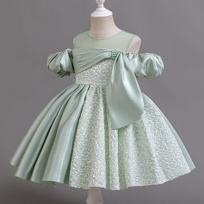 Girls' Wedding Flower Girl Party Formal Dress