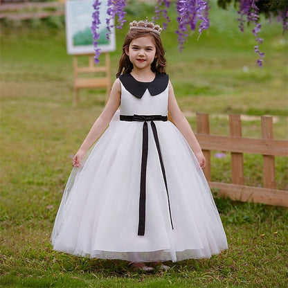 Party Girls' Color Block Kids Sleeveless Performance Dress