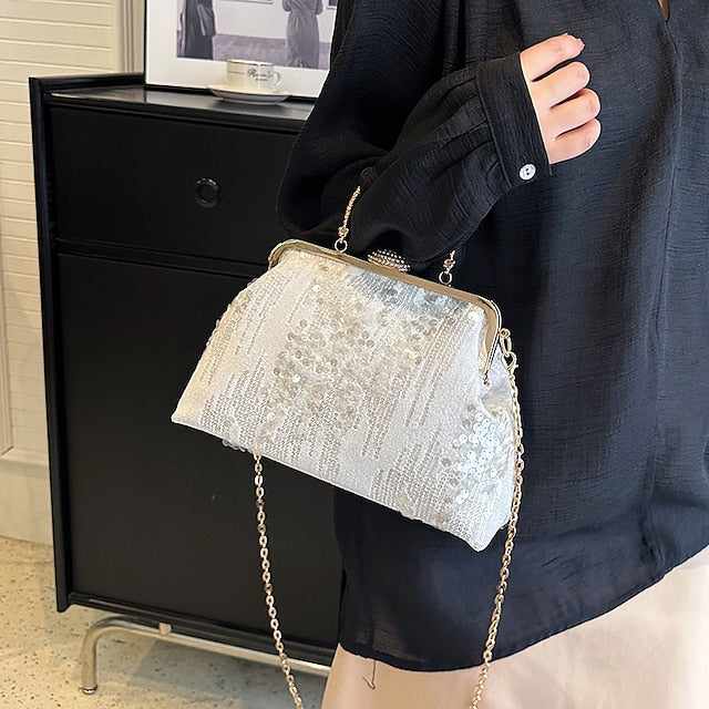 Synthetic Party Handbag Bags Women's Bag Clutch Dome