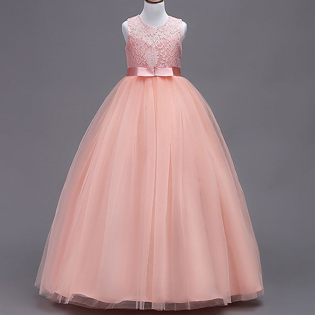 Girls' Flower Girl Party Dress Evening Gown