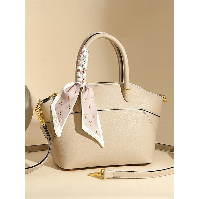 Daily Holiday Handbag Bag Women's Office PU Leather Bucket