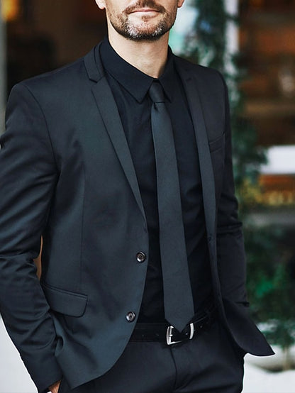 and Narrow Stripes Ties Men's Zip Classic Pre-Tied -