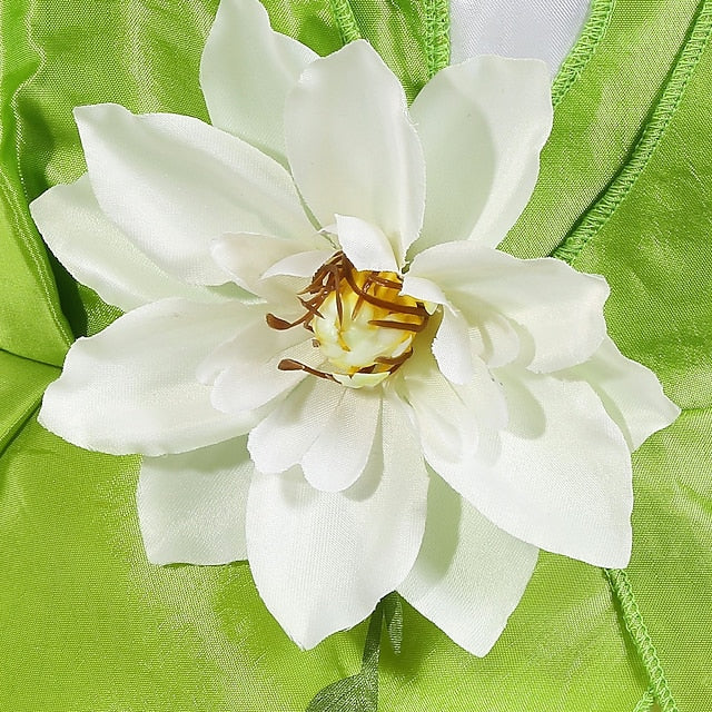 Dress Tiana Princess Girl Bell Flower Tinker Theme Fairytale