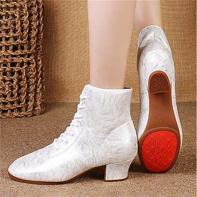 Comfortable Latin Elegant with Shoes White Dance Women's