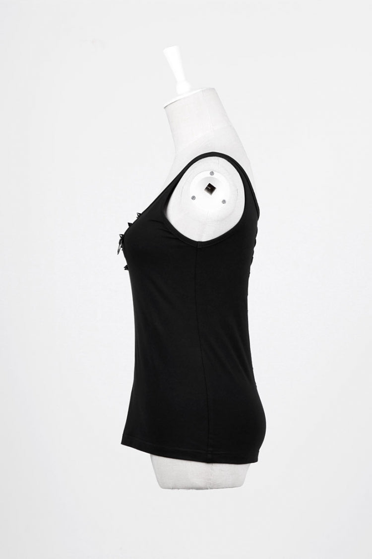 No-Sleeve Slim Ripped Steampunk Waistcoat