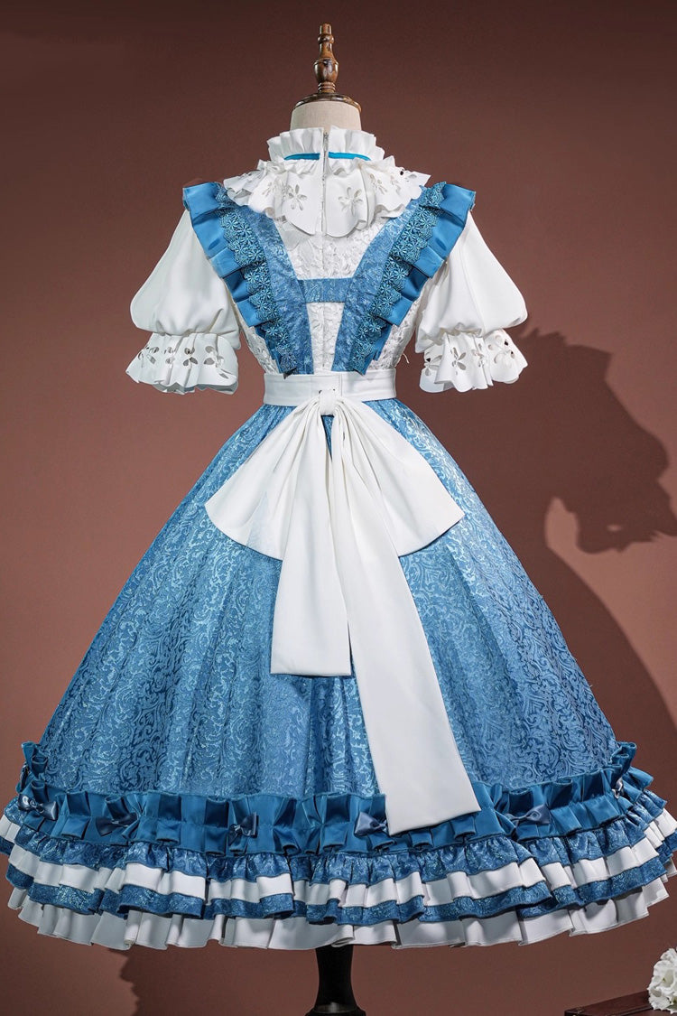 Alice in Dreams Cosplay Ruffle Cardigan Bowknot Lolita Dress Set