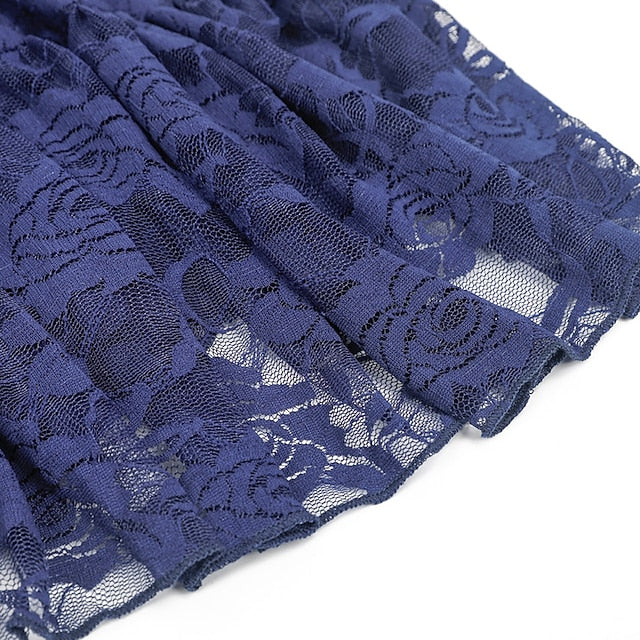 Girls' Flower Kids Solid Long Colored Girl Dress