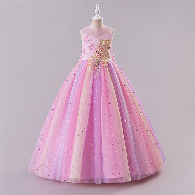Girl Kid's Flower Dress Girls' Princess