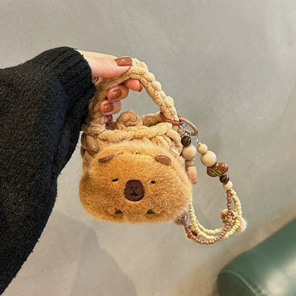 Capybara Coin Purse Plush Earphone Case