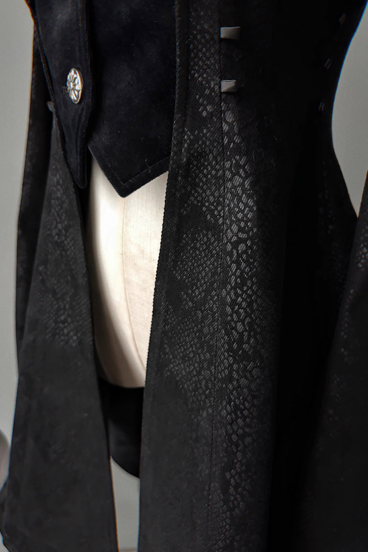 Snake-Embellished Ouji Coat - Gothic Lolita Styles