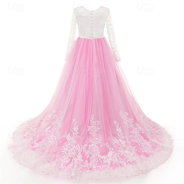 Girl Dress Girls' Flower Princess Kid's